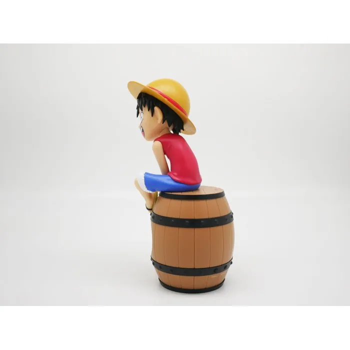 Teknofun Réveil figurine Luffy sur tonneau One Piece Teknofun Réveil figurine Luffy sur tonneau One Piece