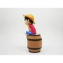 Teknofun Réveil figurine Luffy sur tonneau One Piece