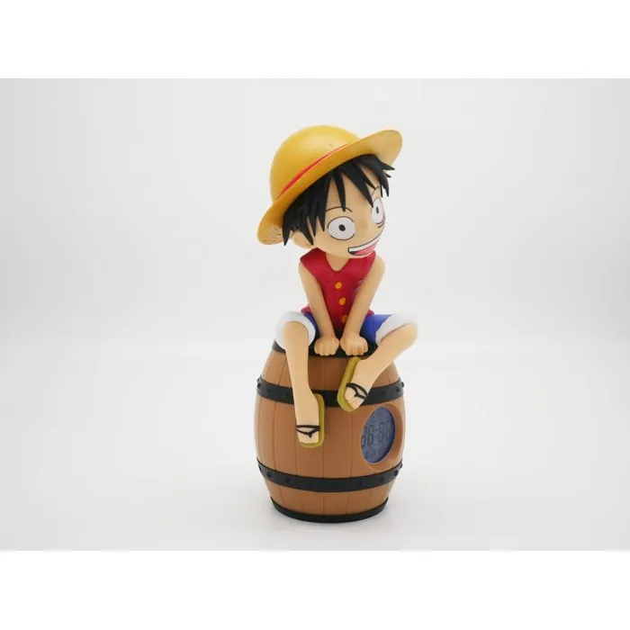 Teknofun Réveil figurine Luffy sur tonneau One Piece Teknofun Réveil figurine Luffy sur tonneau One Piece