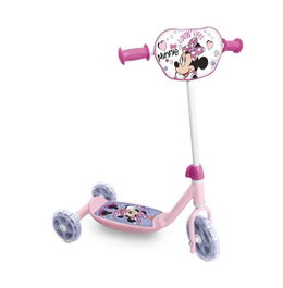 Unice Patinete Minnie pour enfant à 3 roues avec poignée réglable, jouet de promenade 60 x 46 x 13.5 cm