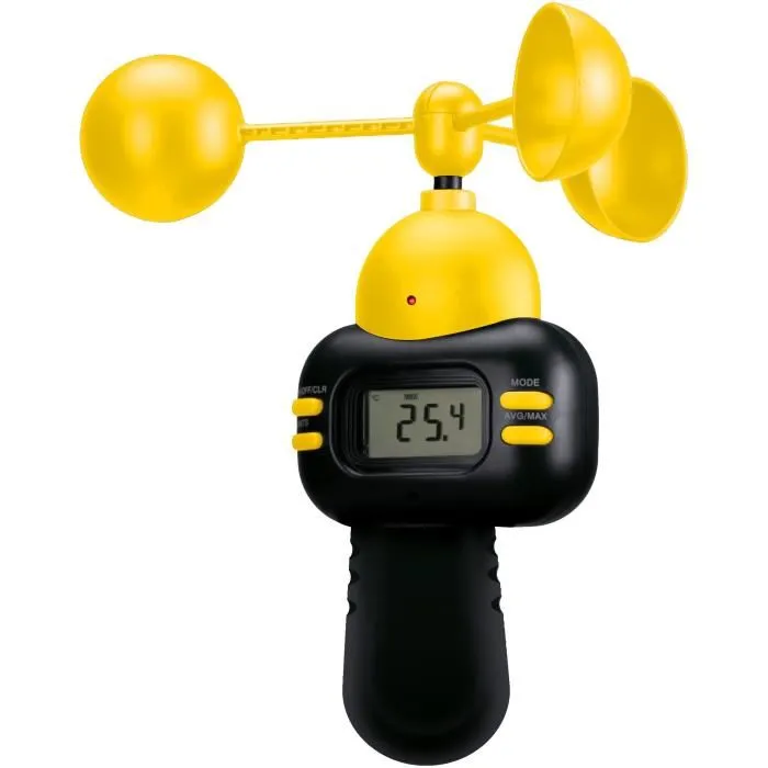 Bresser Station Météo Éducative pour Enfants dès 8 Ans - Jeu de Découverte Scientifique avec Anémomètre Amovible - Mesure Température, Vent et Précipitations