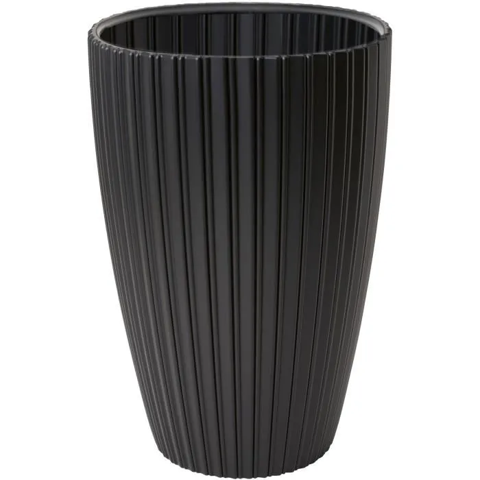 Garden ID Pot de fleurs FANCY - Noir - 40 x 58 cm - Fabriqué à 80% en plastique recyclé - Résistant au gel, aux UV et aux chocs Garden ID Pot de fleurs FANCY - Noir - 40 x 58 cm - Fabriqué à 80% en plastique recyclé - Résistant au gel, aux UV et aux chocs