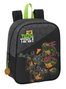 Safta - Sac à dos garderie transformable en chariot Tortues Ninja - 22 x 27 x 10 cm - À partir de 3 ans