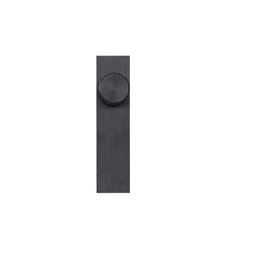 Viefe Bouton Arpa Plate Aluminium Noir Brossé