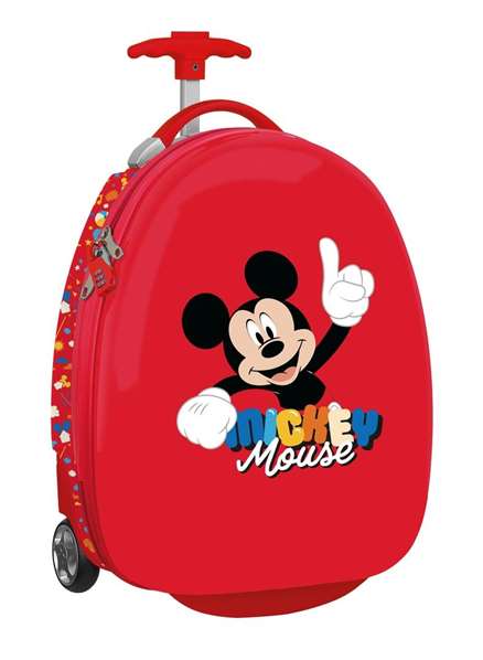 Safta Trolley Infantil 16" Mickey Mouse Good Day - Valise cabine pour enfant, 28x43x23 cm, a partir de 3 ans