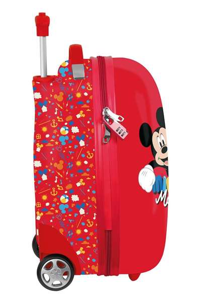 Safta Trolley Infantil 16" Mickey Mouse Good Day - Valise cabine pour enfant, 28x43x23 cm, a partir de 3 ans