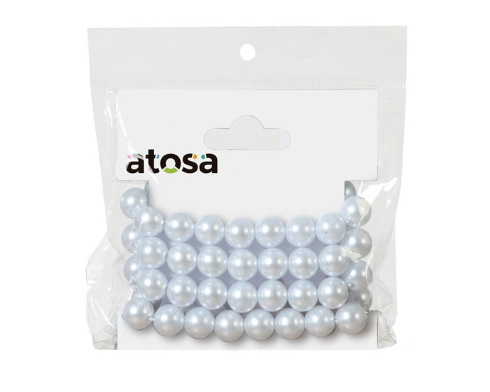 Bracelet de perles en trois rangées style classique