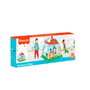 Fisher-Price Tente forêt XL pliable avec 20 balles - Tente de jeu d'intérieur/extérieur avec activités, pour enfants dès 2 ans (64x42x82 cm)