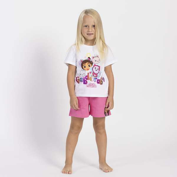 Cerda Ensemble 2 pièces en french terry Gabby's Dollhouse pour enfant 4 ans - Blanc