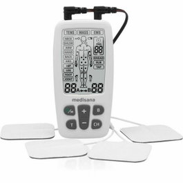 Medisana TT 200 - Appareil de thérapie contre la douleur 3 en 1 (TENS/EMS/Massage), Blanc