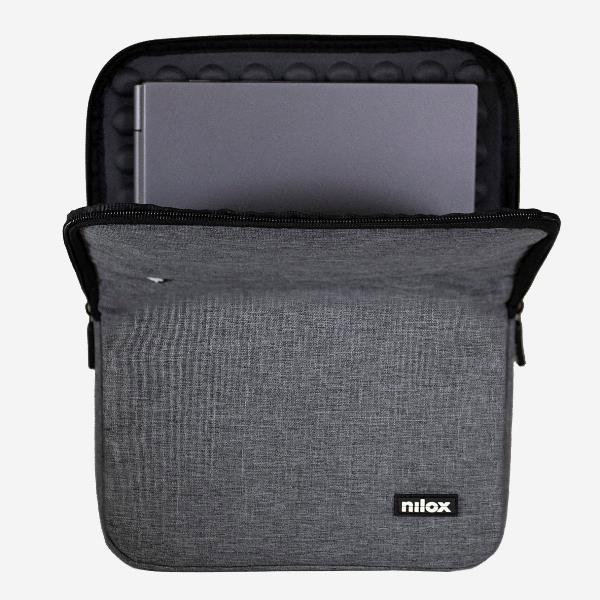 Nilox Housse Sleeve pour Ordinateur Portable 15.6 Pouces Gris Nilox Housse Sleeve pour Ordinateur Portable 15.6 Pouces Gris