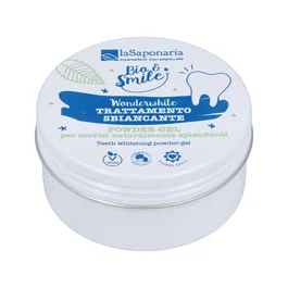 LA SAPONARIA Poudre dentifrice blanchissante 50g au bicarbonate de sodium