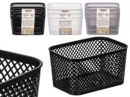 KIPIT Lot de 3 organisateurs rectangulaires assortis
