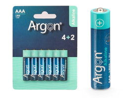 ARGON Pilas Alcalinas LR03 AAA Pack de 60, Azul