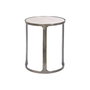 Jeu de 3 tables Home ESPRIT Blanc Argenté 45 x 45 x 56 cm