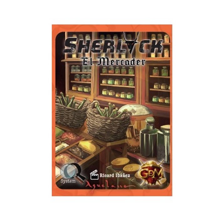 GDM Sherlock Q7 Display Jeu de Société Enquête Aquelarre 15 Mazos Dédicaces