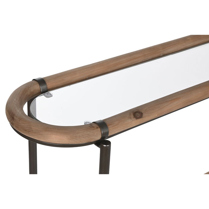 Meuble d'Entrée Home ESPRIT Noir 131 x 36 x 81 cm