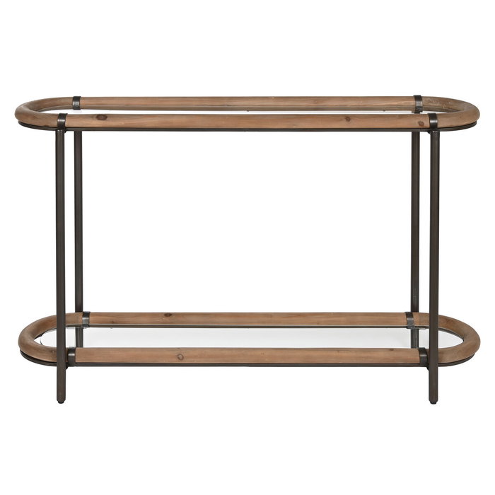 Meuble d'Entrée Home ESPRIT Noir 131 x 36 x 81 cm