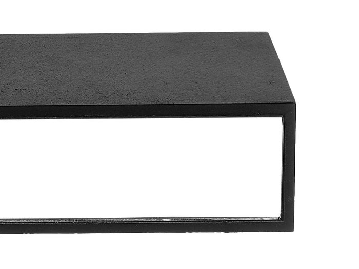 GIFTDECOR Dos Estantes Espejo 30cm Negro