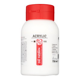Talens Art Creation Peinture Acrylique Blanc de Titane 750 ml