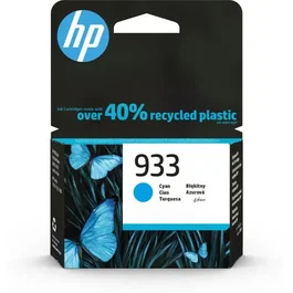 HP Cartouche d'encre 933 Cyan pour OfficeJet 6700, 7110, 7610 - Impression précise et éclatante