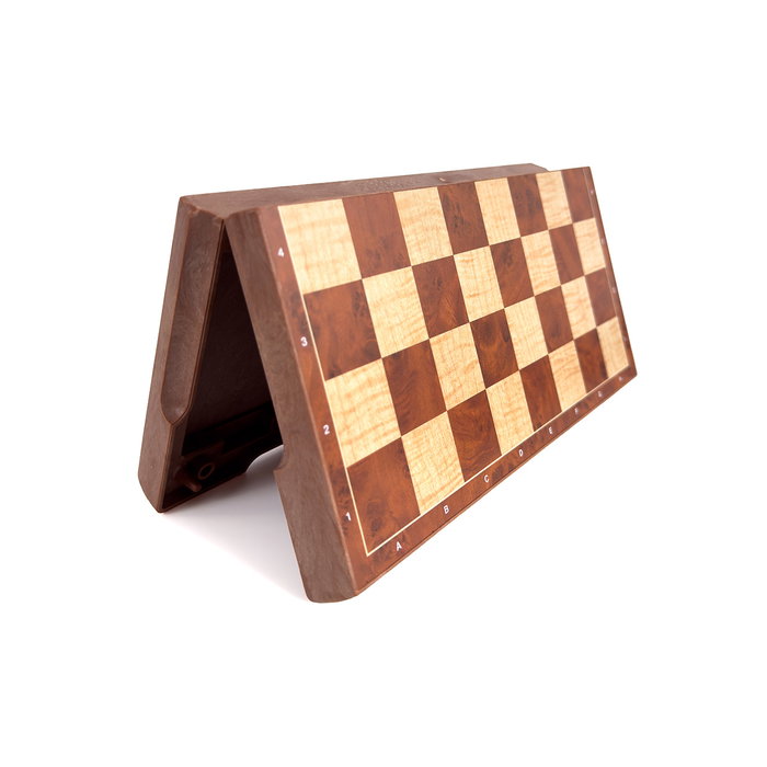 DEQUBE Jeu d'échecs et de dames magnétique 24x24 cm DEQUBE Jeu d'échecs et de dames magnétique 24x24 cm