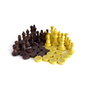 DEQUBE Jeu d'échecs et de dames magnétique 24x24 cm