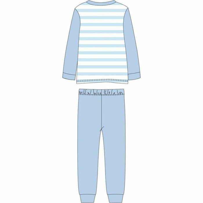 Bluey Pyjama Enfant Long Bleu Clair 6 Ans