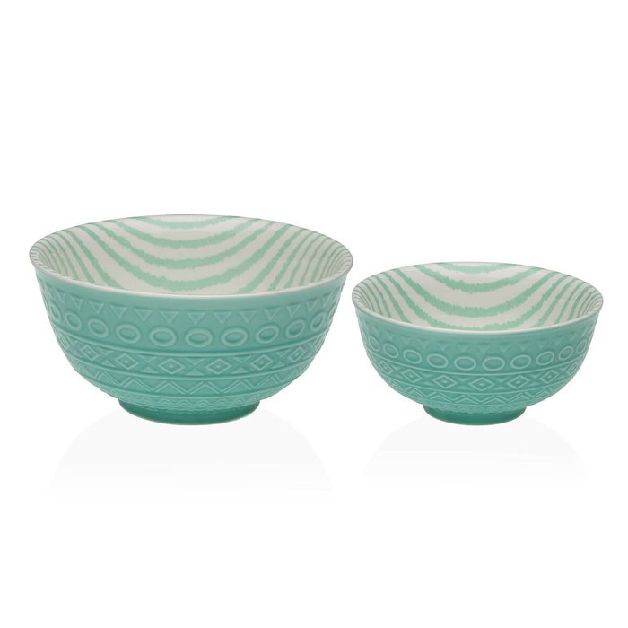 Bol pour Apéritifs Versa Turquoise Céramique Porcelaine 12,3 x 5,8 x 12,3 cm Bol pour Apéritifs Versa Turquoise Céramique Porcelaine 12,3 x 5,8 x 12,3 cm