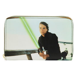 LOUNGEFLY Porte-monnaie Star Wars Le Retour du Jedi en similicuir avec fermeture éclair et doublure assortie