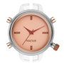 Watxandco RWA7020 montre pour femme rose et transparente