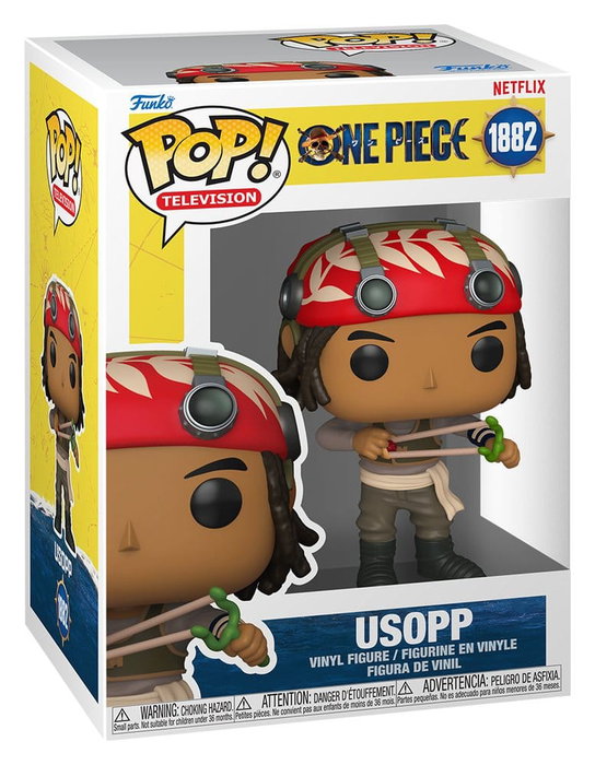 Funko Pop! One Piece Usopp Live Action Figurine Vinyle 9,9 cm Collection TV Funko Pop! One Piece Usopp Live Action Figurine Vinyle 9,9 cm Collection TV