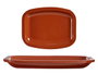 La Dehesa Bandeja Plate Rectangulaire en Terre Cuite Miel 26 x 20 cm (Set de 13)