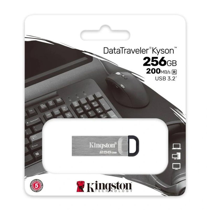 Clé USB Kingston DataTraveler Kyson Argenté 512 GB