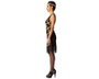 Atosa Costume Charleston Adulte Femme Noir et Doré