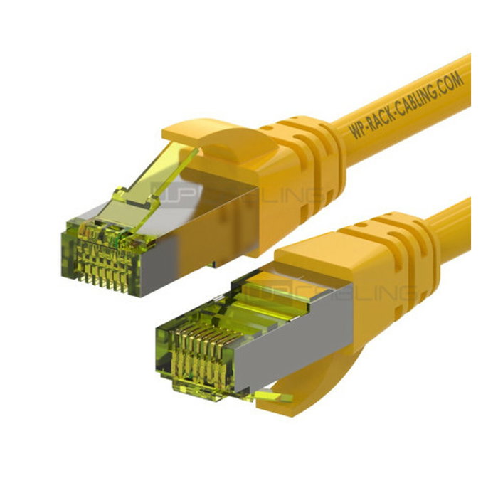 Câble USB WP WPC-PAT-6ASF002 Jaune 0,2 m Câble USB WP WPC-PAT-6ASF002 Jaune 0,2 m