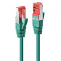 Lindy Câble réseau RJ45 Cat.6 S/FTP blindé 2 m vert - Contacts plaqués or, jusqu'à 250 MHz, manchon anti-accroc pour Gigabit Ethernet