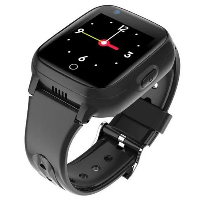 Leotec Leswkids06K Kids Allo Plus – Montre connectée enfant 4G avec GPS, écran tactile IPS 1,4", caméra, SOS, noir
