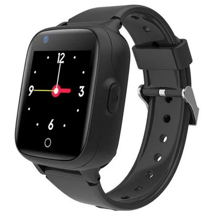 Leotec Leswkids06K Kids Allo Plus – Montre connectée enfant 4G avec GPS, écran tactile IPS 1,4", caméra, SOS, noir