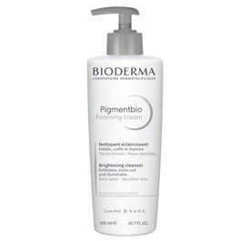 Bioderma Crème Moussante Pigmentbio - 500 ml - Soif Uniformisateur et Éclaircissant pour la Peau