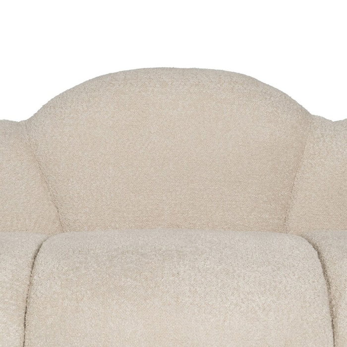 BigBuy Home Canapé Beige en Polyester et Bois de Pin