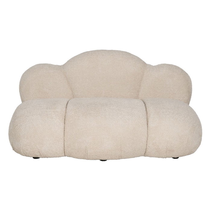 BigBuy Home Canapé Beige en Polyester et Bois de Pin