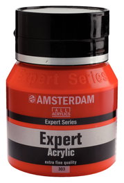 Amsterdam Expert Series Peinture Acrylique Rouge Cadmium Clair 303 400 ml