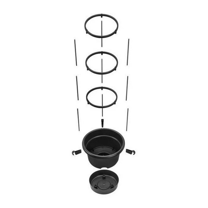 Elho Pot à tomate Green Basics - Ø 33 x 25 cm - Noir vif Elho Pot à tomate Green Basics - Ø 33 x 25 cm - Noir vif