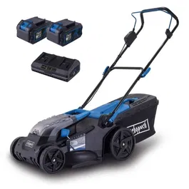Scheppach BC-MP430-X Tondeuse à batterie sans fil 43 cm avec 2 batteries 4Ah et chargeur rapide - 2x20V IXES - Mulching - Fonctions 4 en 1