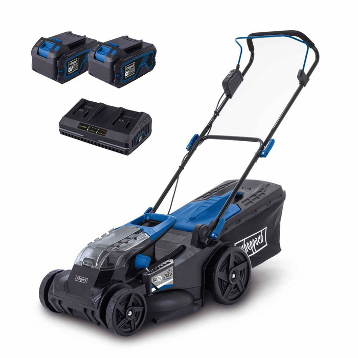 Scheppach BC-MP430-X SET XL2 - Tondeuse sans fil 20V avec batterie et chargeur Scheppach BC-MP430-X SET XL2 - Tondeuse sans fil 20V avec batterie et chargeur