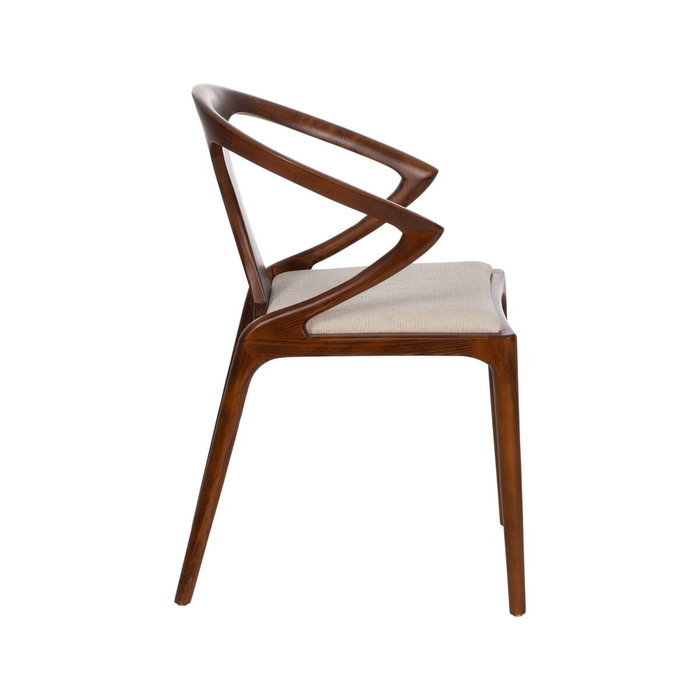 BigBuy Home Chaise de Salle à Manger Marron Beige BigBuy Home Chaise de Salle à Manger Marron Beige
