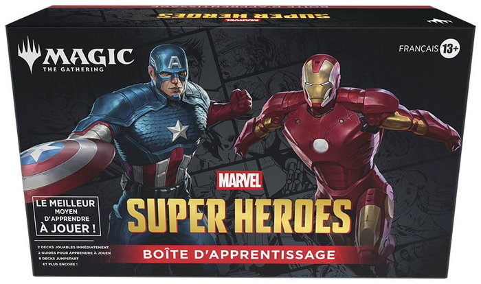 Wizards of the Coast Magic the Gathering Marvel Super Heroes Boîtes d'apprentissage (3) *FRANCAIS* Wizards of the Coast Magic the Gathering Marvel Super Heroes Boîtes d'apprentissage (3) *FRANCAIS*