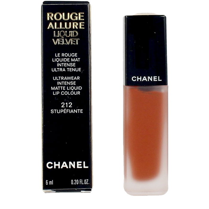 Chanel Rouge Allure Velours Liquide Stupéfiant #212 - Rouge à Lèvres Liquide Mat avec Longue Tenue, 6 ml