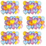 Party Time Lot de 6 nappes individuelles pour fête